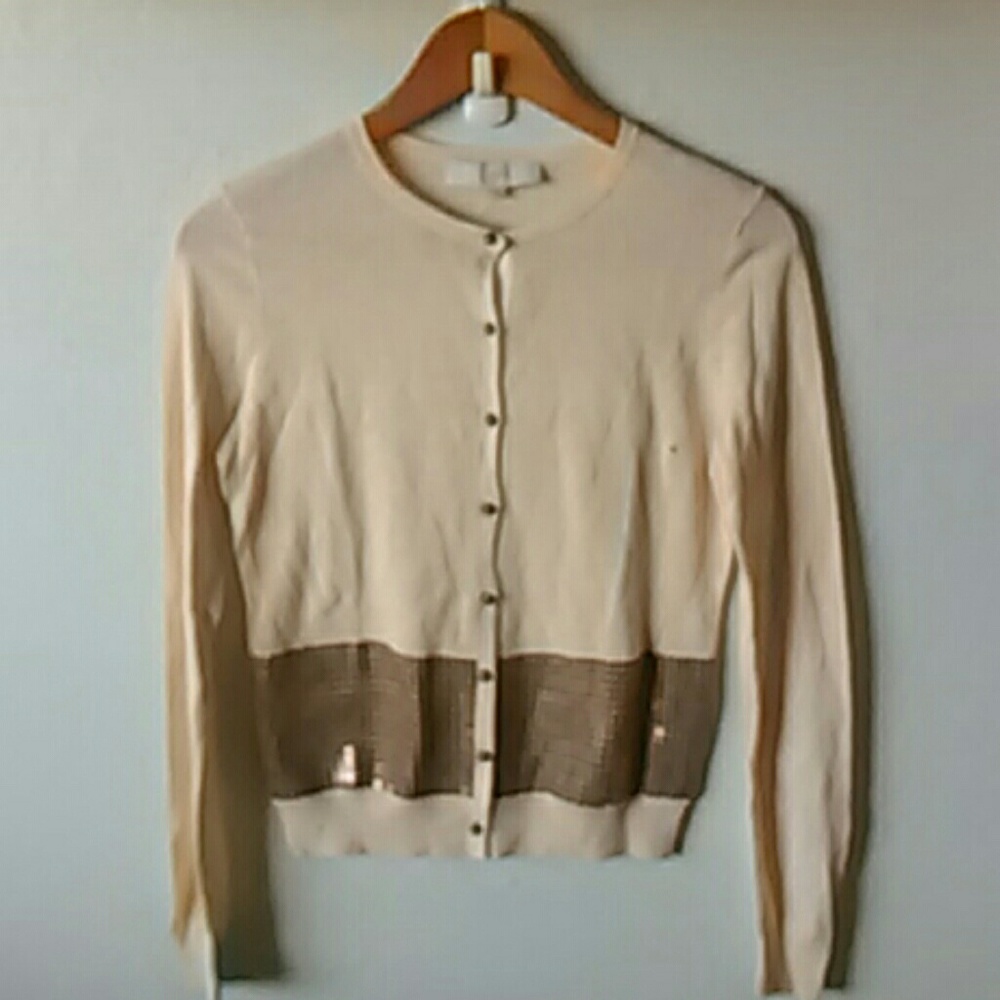 Loft cardigan with sequins
